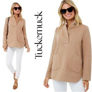 TUCKERNUCK Camel Emerson Popover Sz S EUC